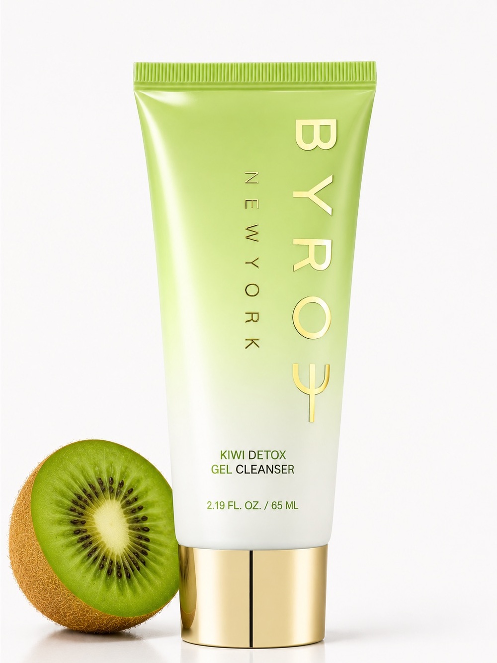 BYROE NEW YORK Kiwi Detox Gel Cleanser — NIB 2.19 fl. oz. 65 ml